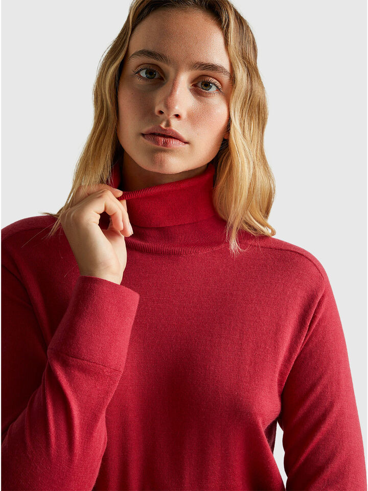TURTLE NECK SWEATER Women image number 4